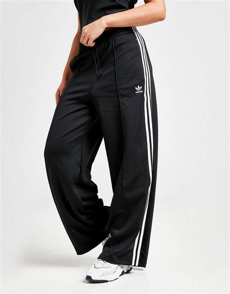 adidas hose lang schwarz reißverschluss damen|schwarze Hosen für Damen .